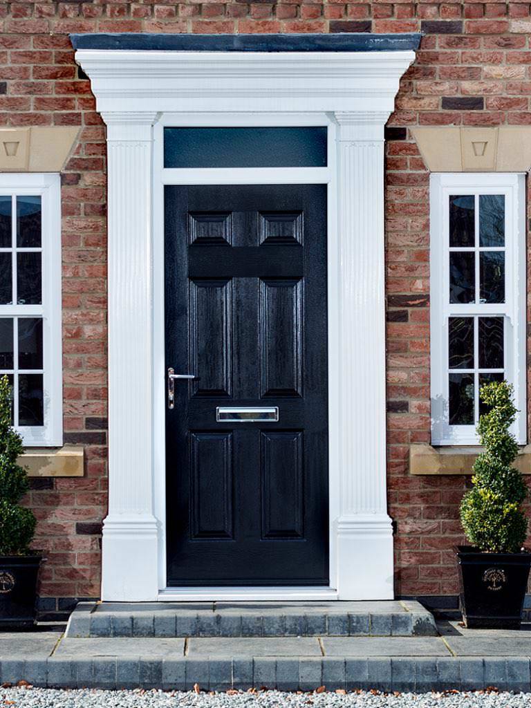 Black Composite Doors | Schwarz Braun Black | Endurance®