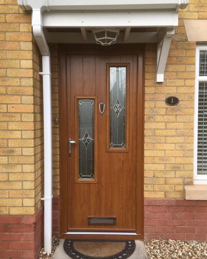 Brown Composite Door