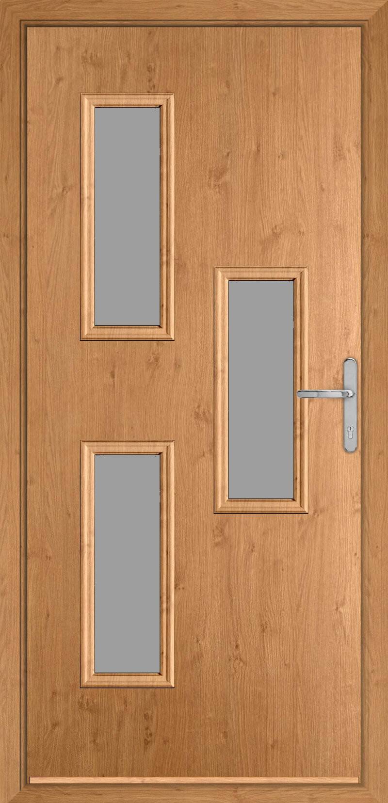 oak exterior door
