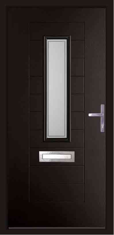 black composite door