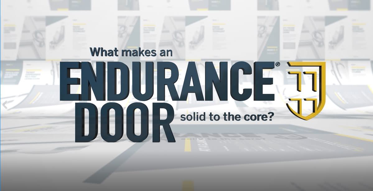 What goes into an Endurance door? Without subtitles