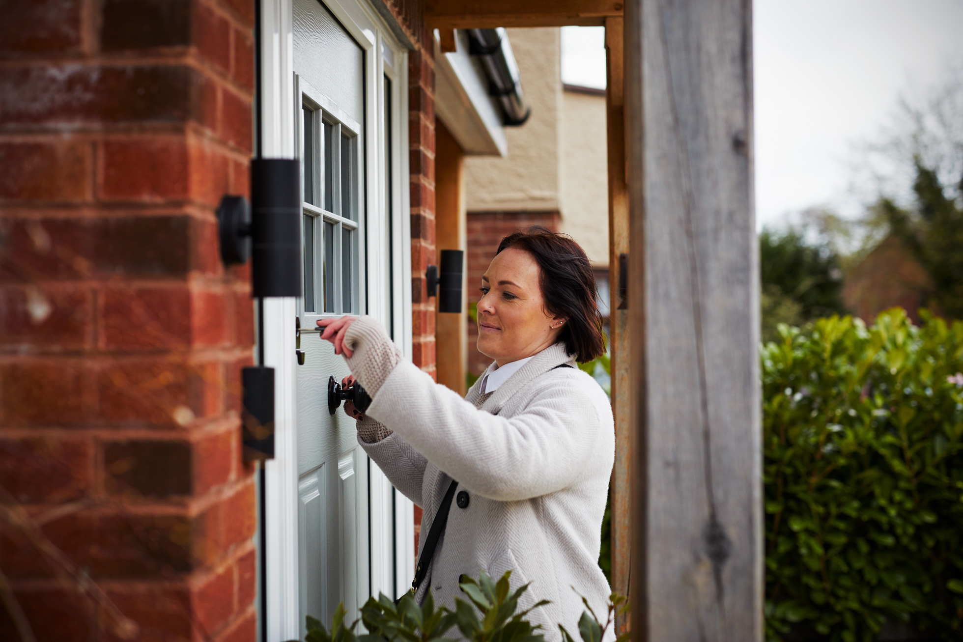 Composite entrance door