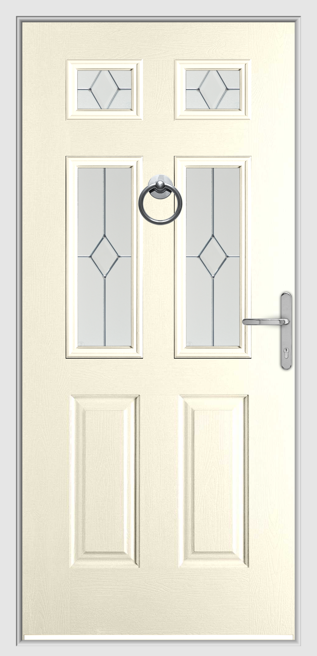 White front door