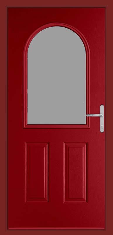 Olympus Rich Red Composite Door