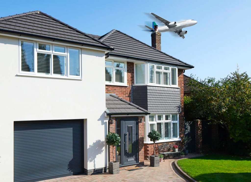 Beautiful house with sound proof doors