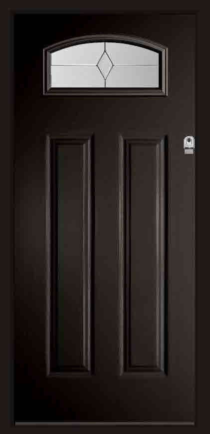 black composite door