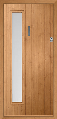 brown composite door