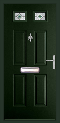 green composite door