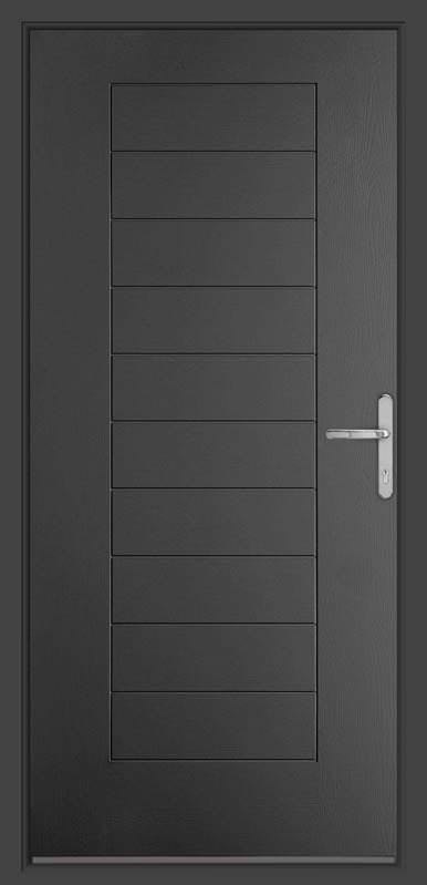 mayon anthracite grey composite door