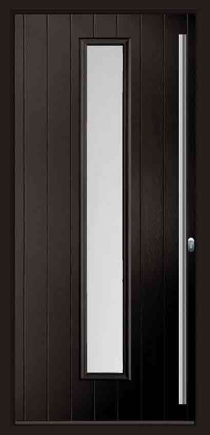 black composite door