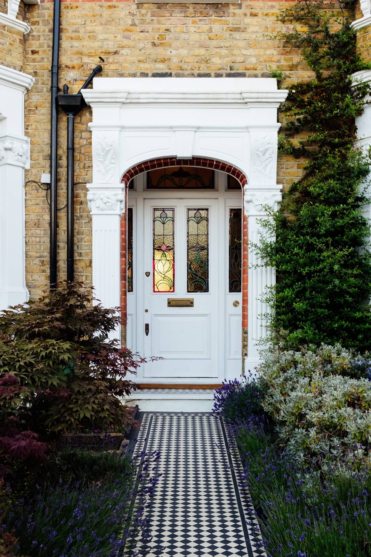stained glass composite door
