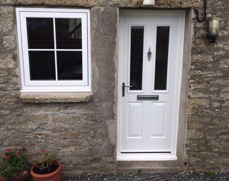 white composite door prices
